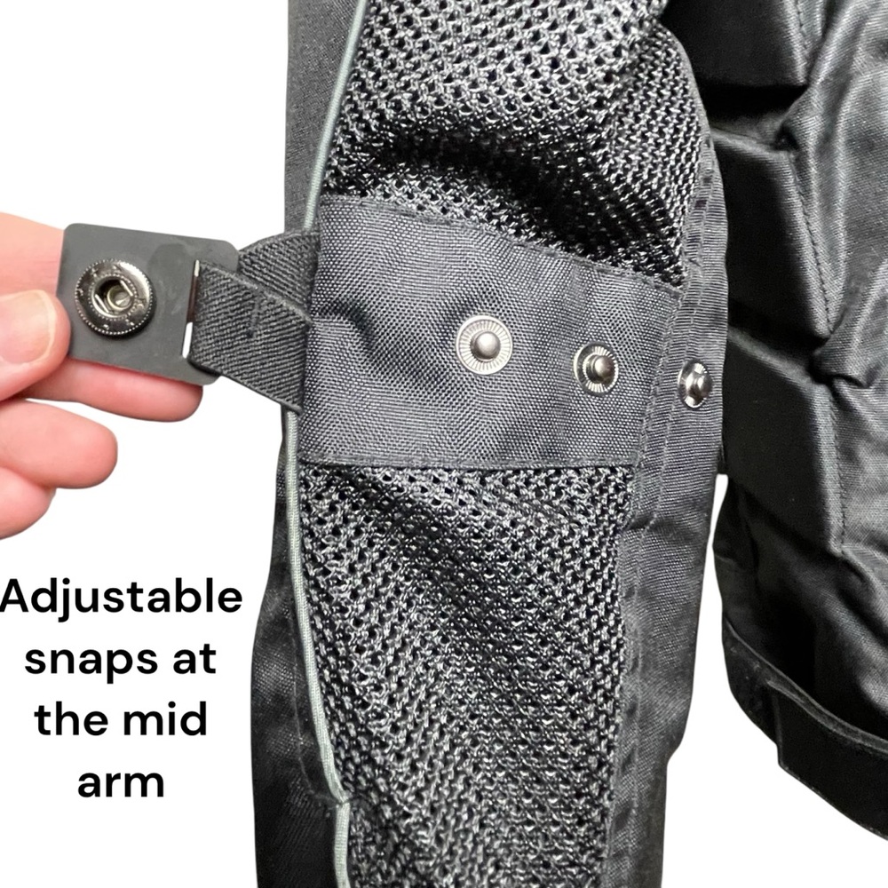 Joe Rocket Mens NWT Velocity Mesh Padded Street Motorcycle Jacket & Liner Sz L - Picture 8 of 16